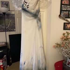 Homemade corpse bride costume